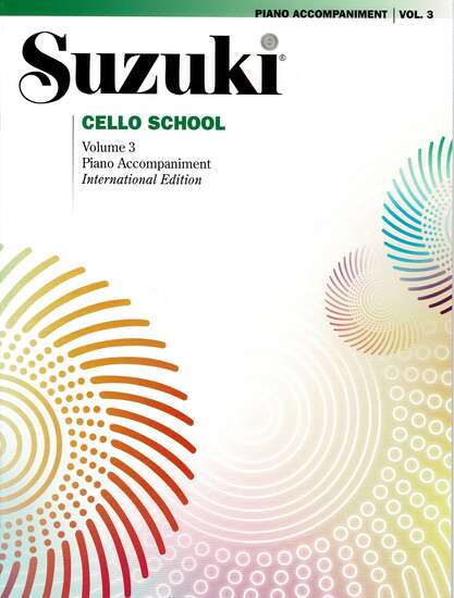 photo of Suzuki Cello School, Vol. 3, Accompaniment International Edition