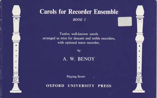 photo of Carols for Recorder Ensemble, Book 1