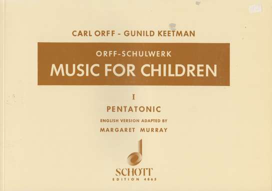 photo of Music for Children, Vol. I Pentatonic, Murray ed.
