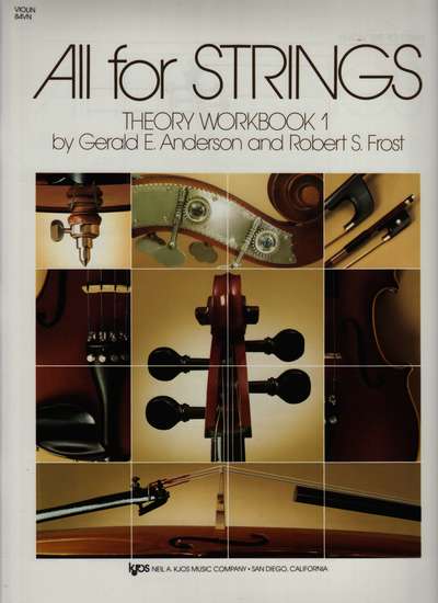 photo of All for Strings, Theory Workbook 1, Violin