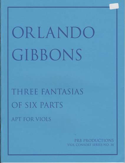 photo of Three Fantasias of Six Parts, No. 7-9