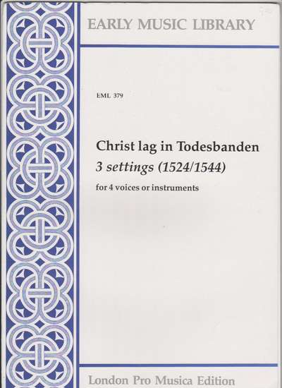 photo of Christ lag in Todesbanden, 3 settings