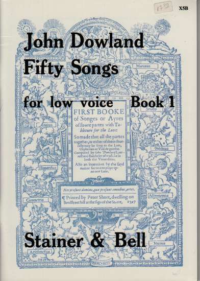 photo of Fifty Songs for Low Voice, Book 1