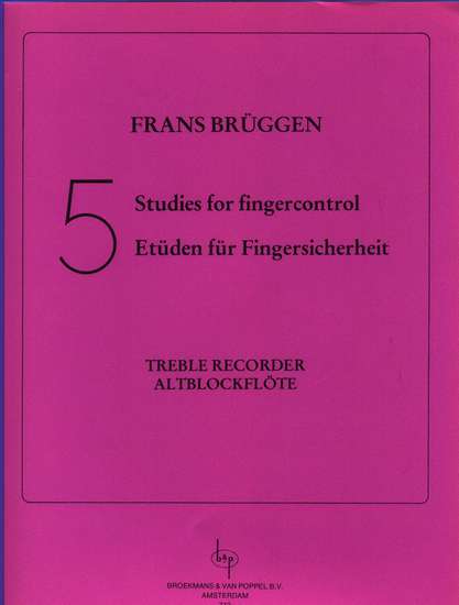 photo of 5 Studies for Fingercontrol