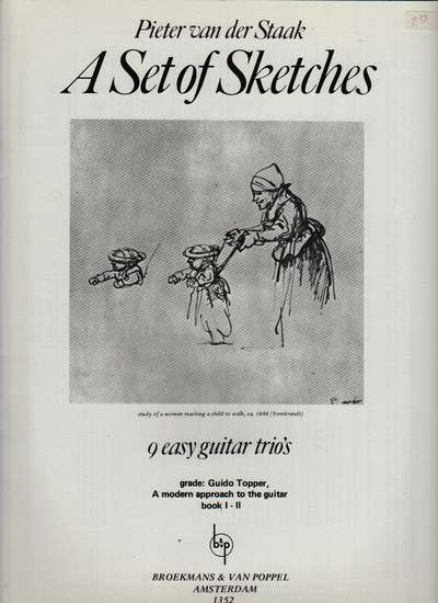 photo of A Set of Sketches, 9 Easy Guitar Trios