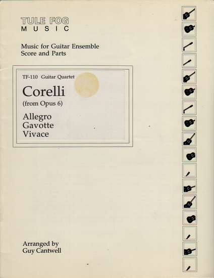 photo of Allegro, Gavotte, Vivace from Op. 6