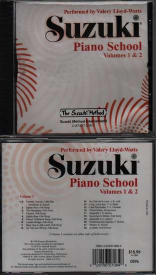 photo of Suzuki Piano School, Vol. 1 & 2, Lloyd-Watts, CD